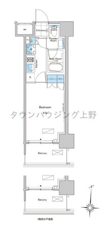 ルフォンプログレ清澄白河プレミアの物件間取画像